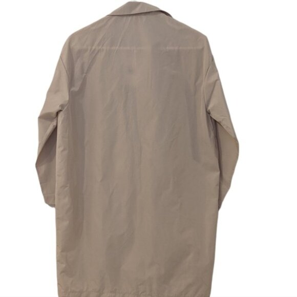 CLASS ITALY Women's Lightweight Coat Jacket Trench Coat sz Medium Beige Grey - Picture 2 of 10